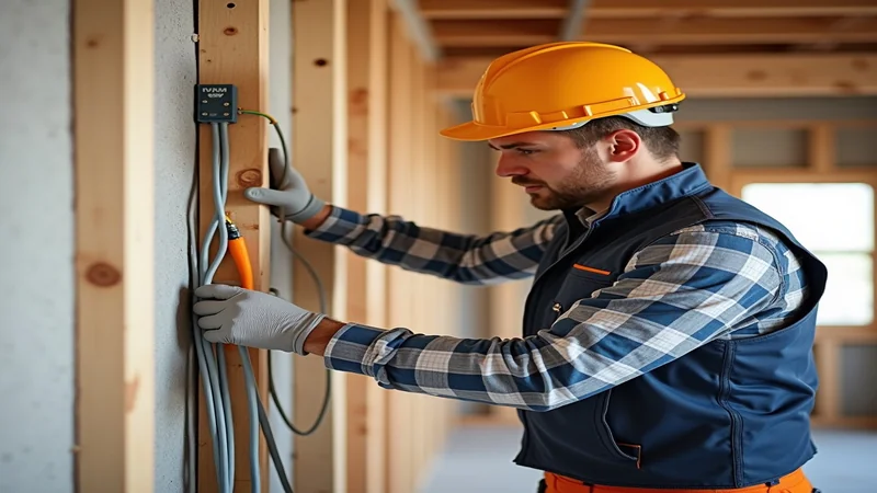 Fachgerechte Kabelverlegung in Gipskartonständerwerk mit Schutzrohren und Leitungskanälen